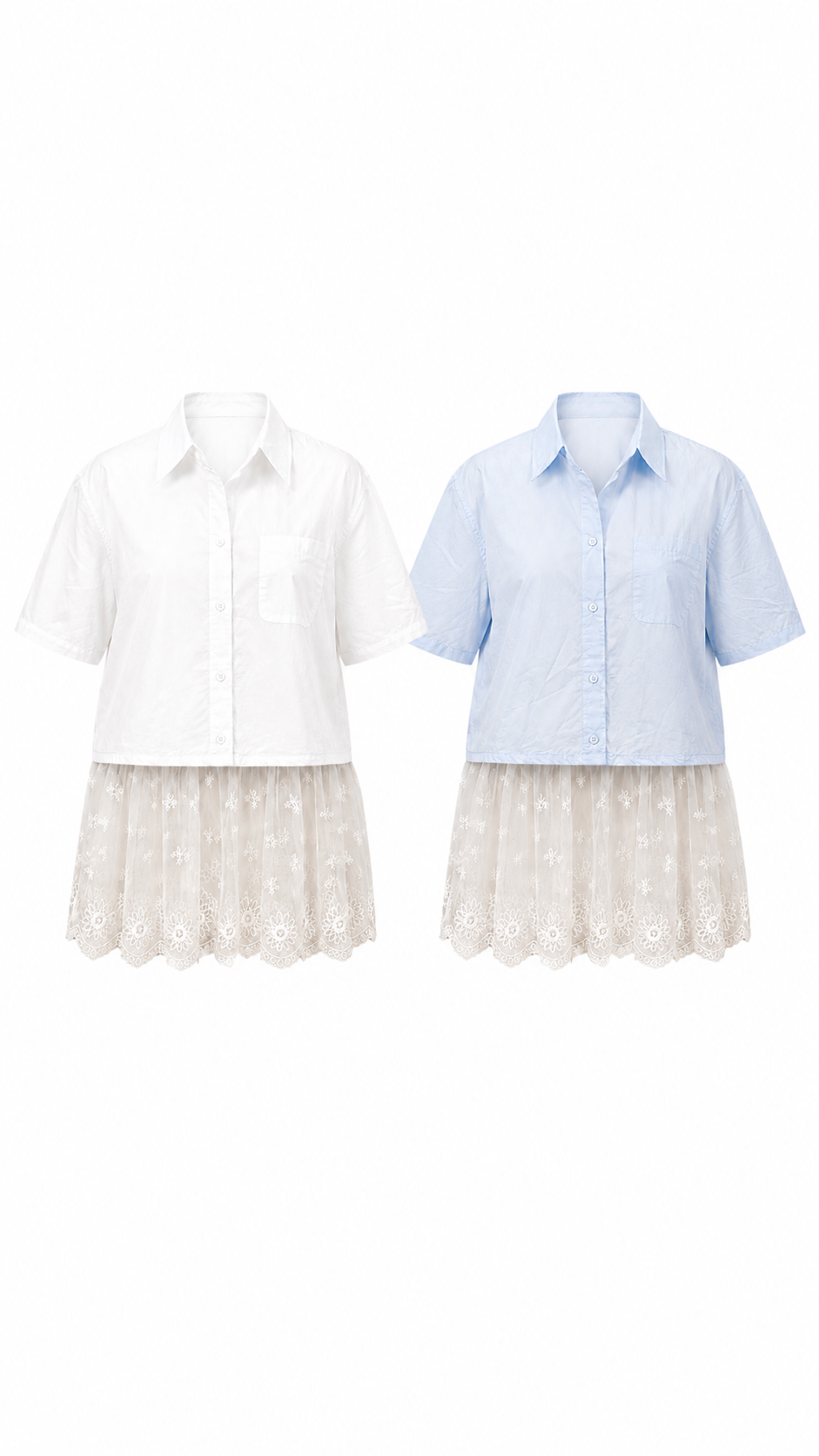 LACE LAYERED TWO IN ONE TOP