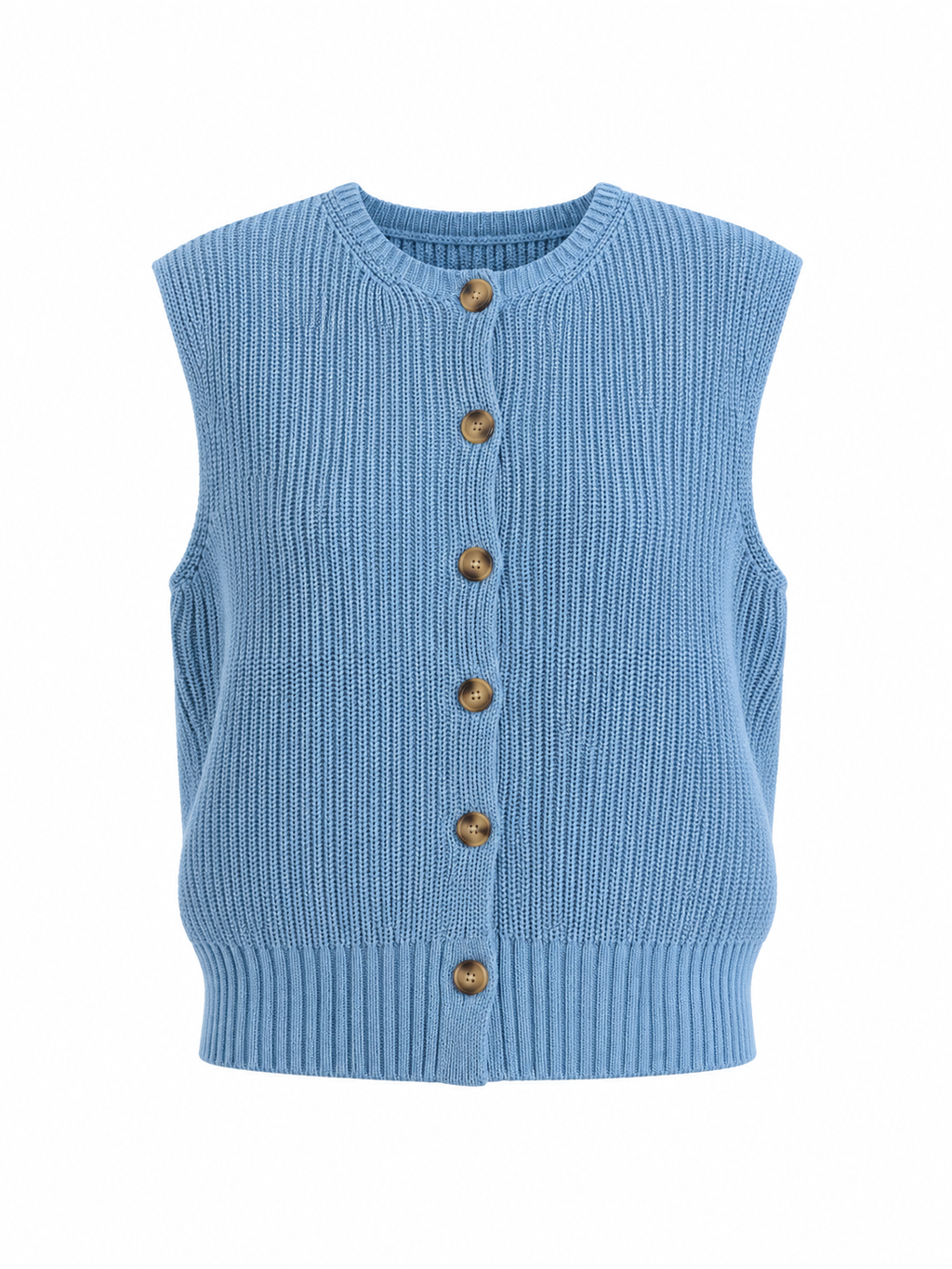 BUTTON KNIT VEST