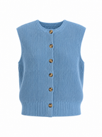 BUTTON KNIT VEST