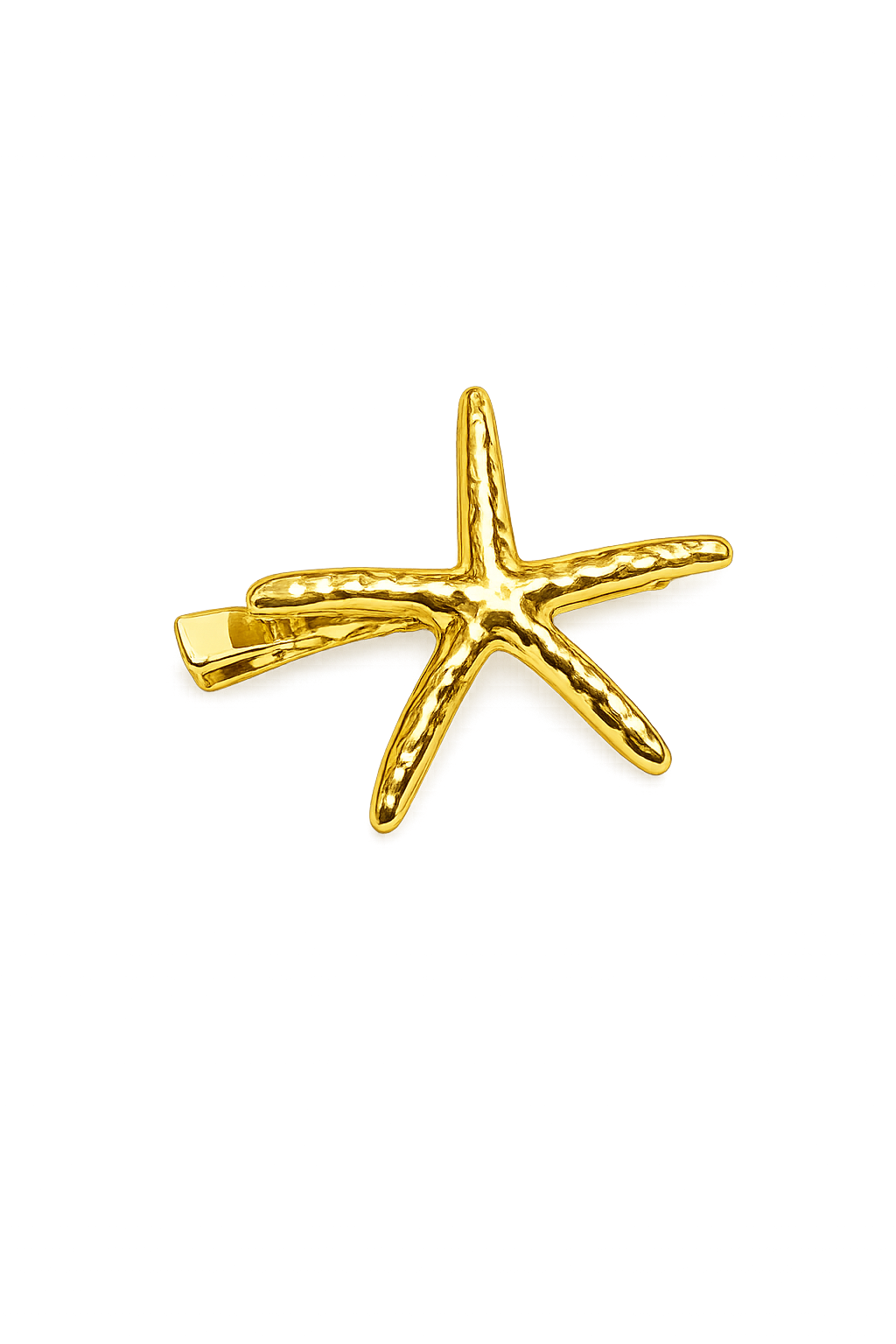STARFISH GOLD HAIR CLIP
