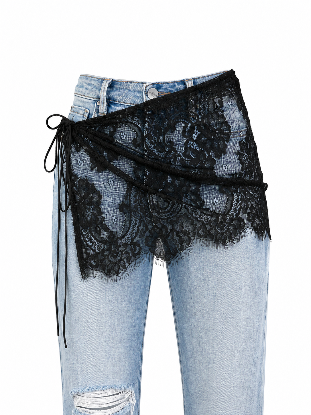MIDNIGHT LACE WRAP