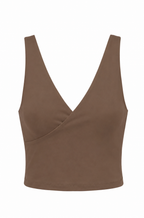CROSSOVER V-NECK TOP