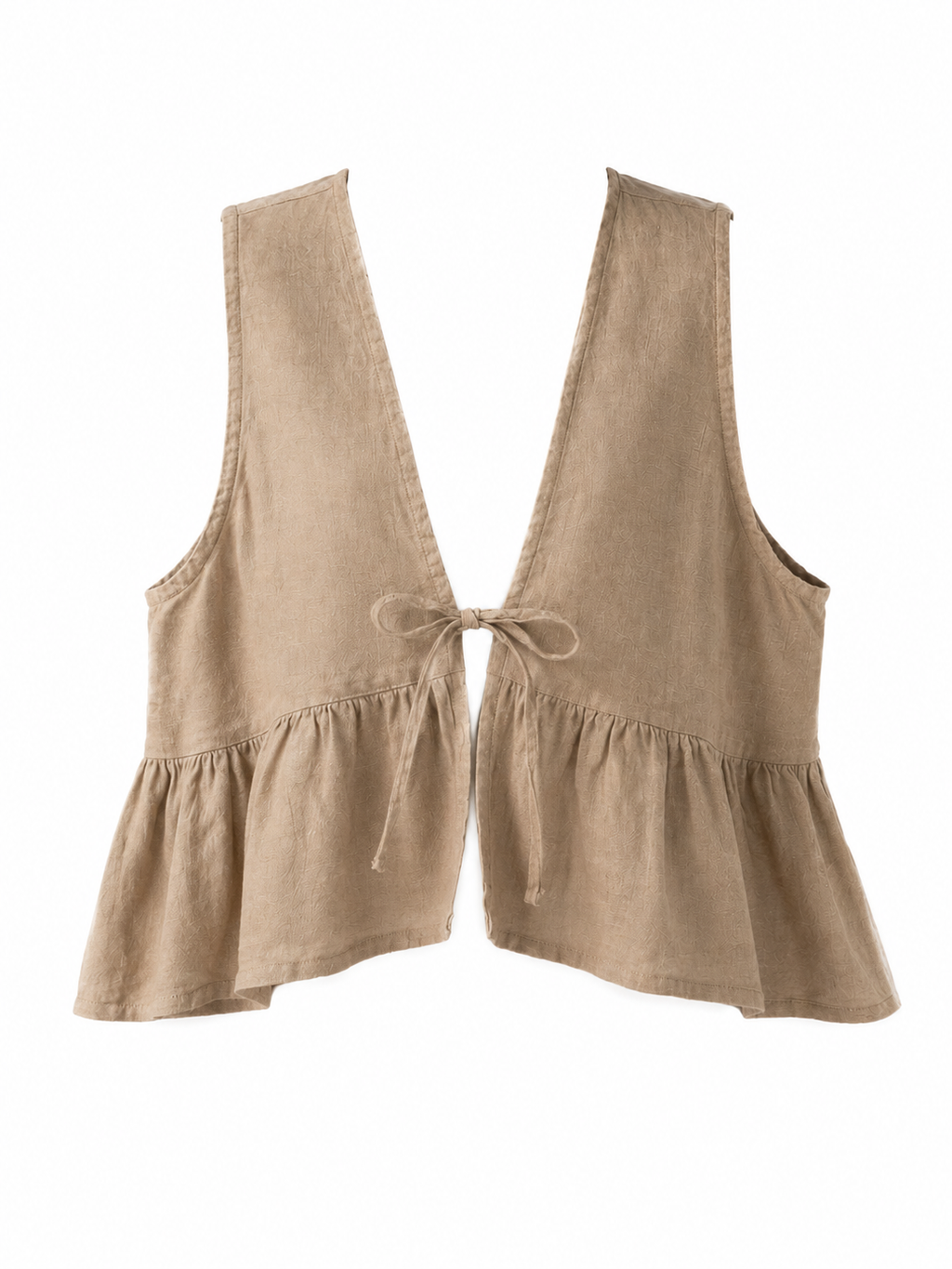 LINEN TIE VEST TOP