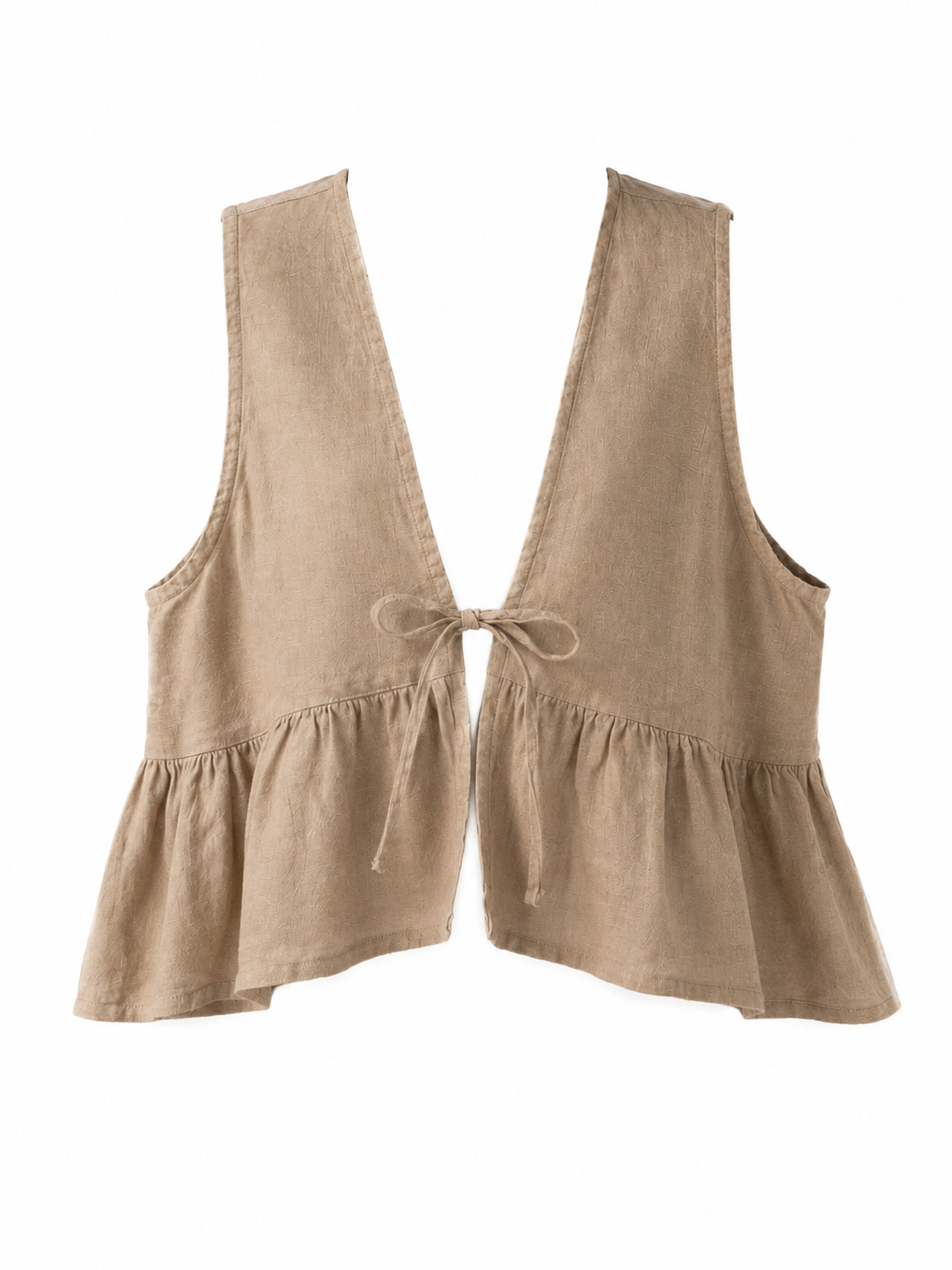 LINEN TIE VEST TOP