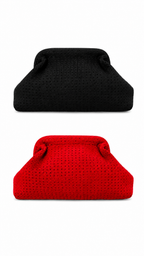NOIR TEXTURE CLUTCH