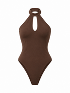 POLKA DOT HALTER BODYSUI