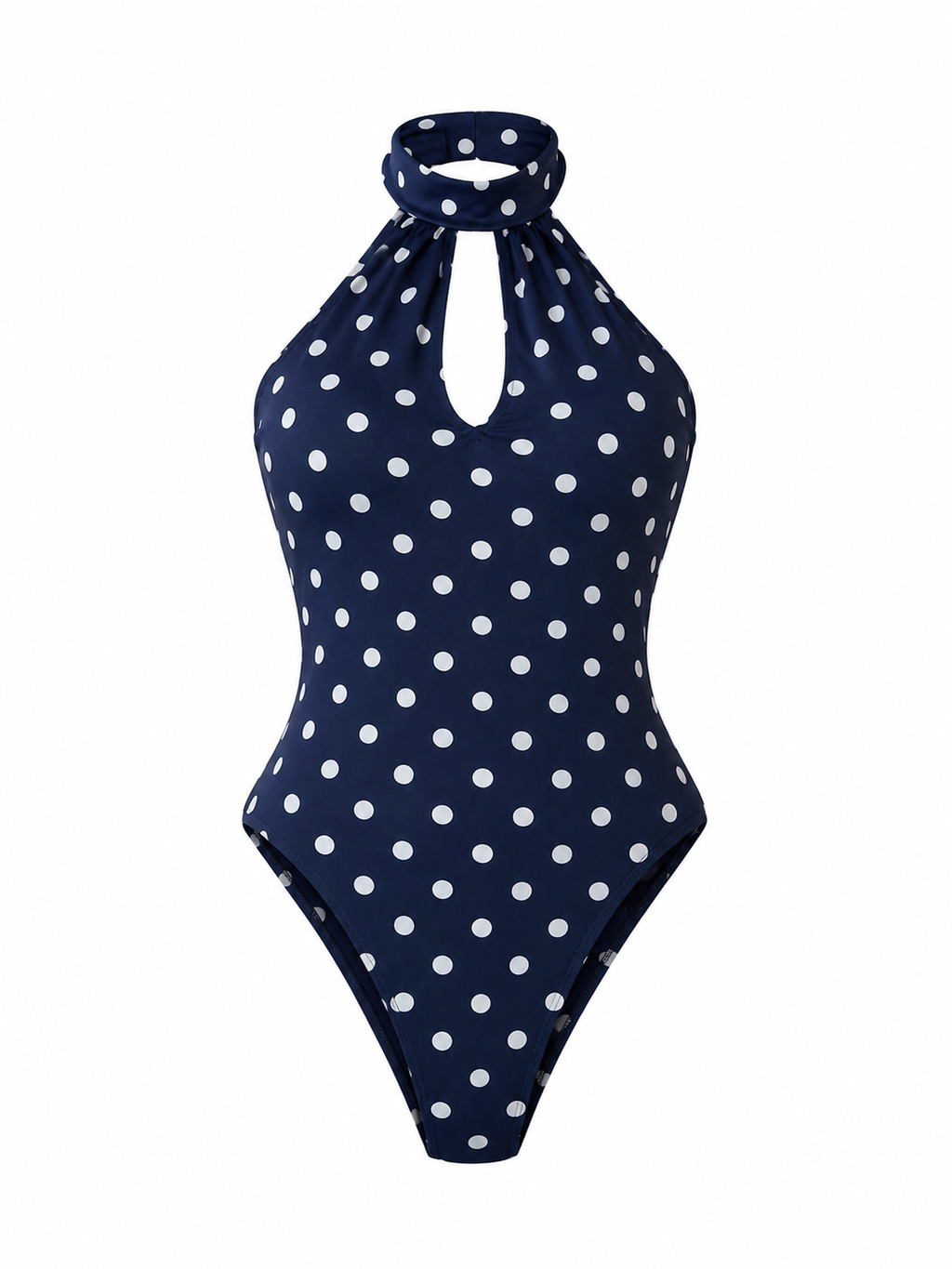 POLKA DOT HALTER BODYSUI
