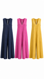 COASTAL LINEN JUMPSUIT