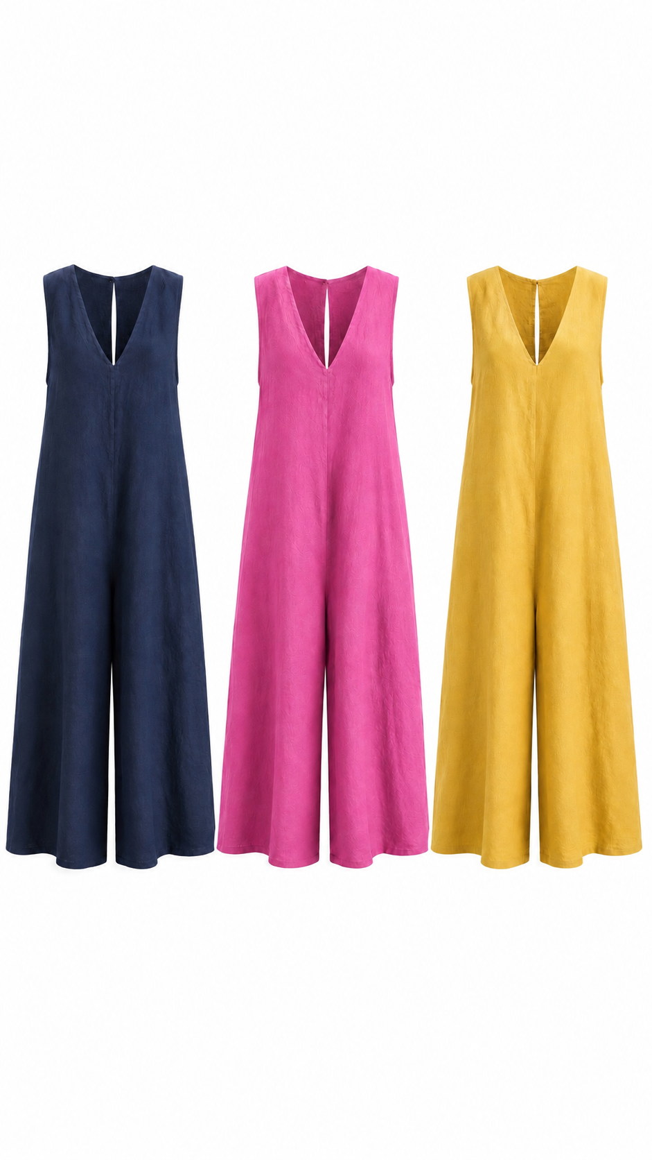 COASTAL LINEN JUMPSUIT