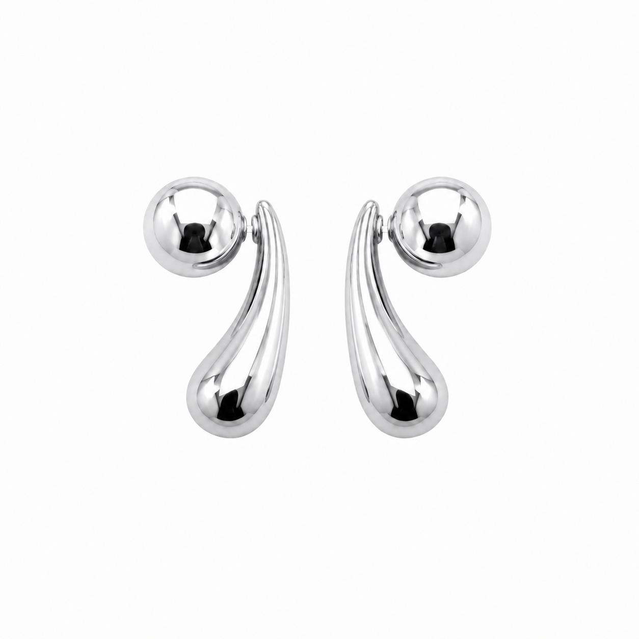 SILVER DROP EARRINGS