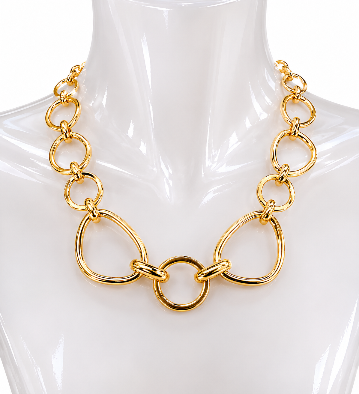 GOLDEN LINK CHAIN NECKLACE