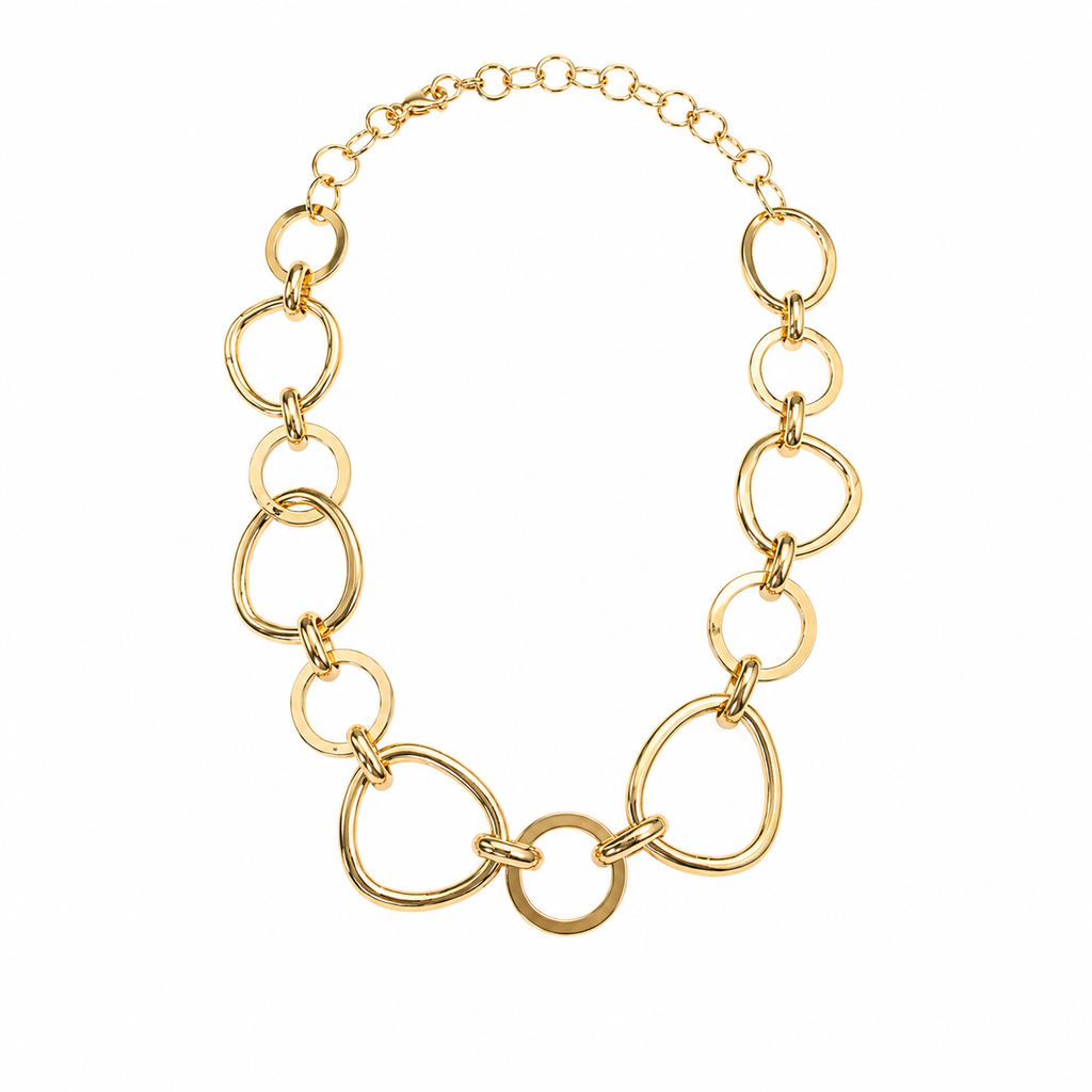 GOLDEN LINK CHAIN NECKLACE
