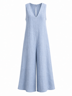 COASTAL LINEN JUMPSUIT