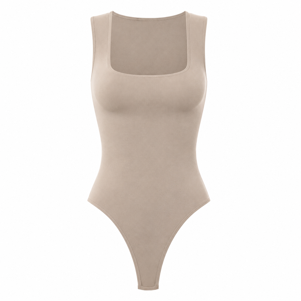 SECOND SKIN SQUARE NECK BODYSUIT