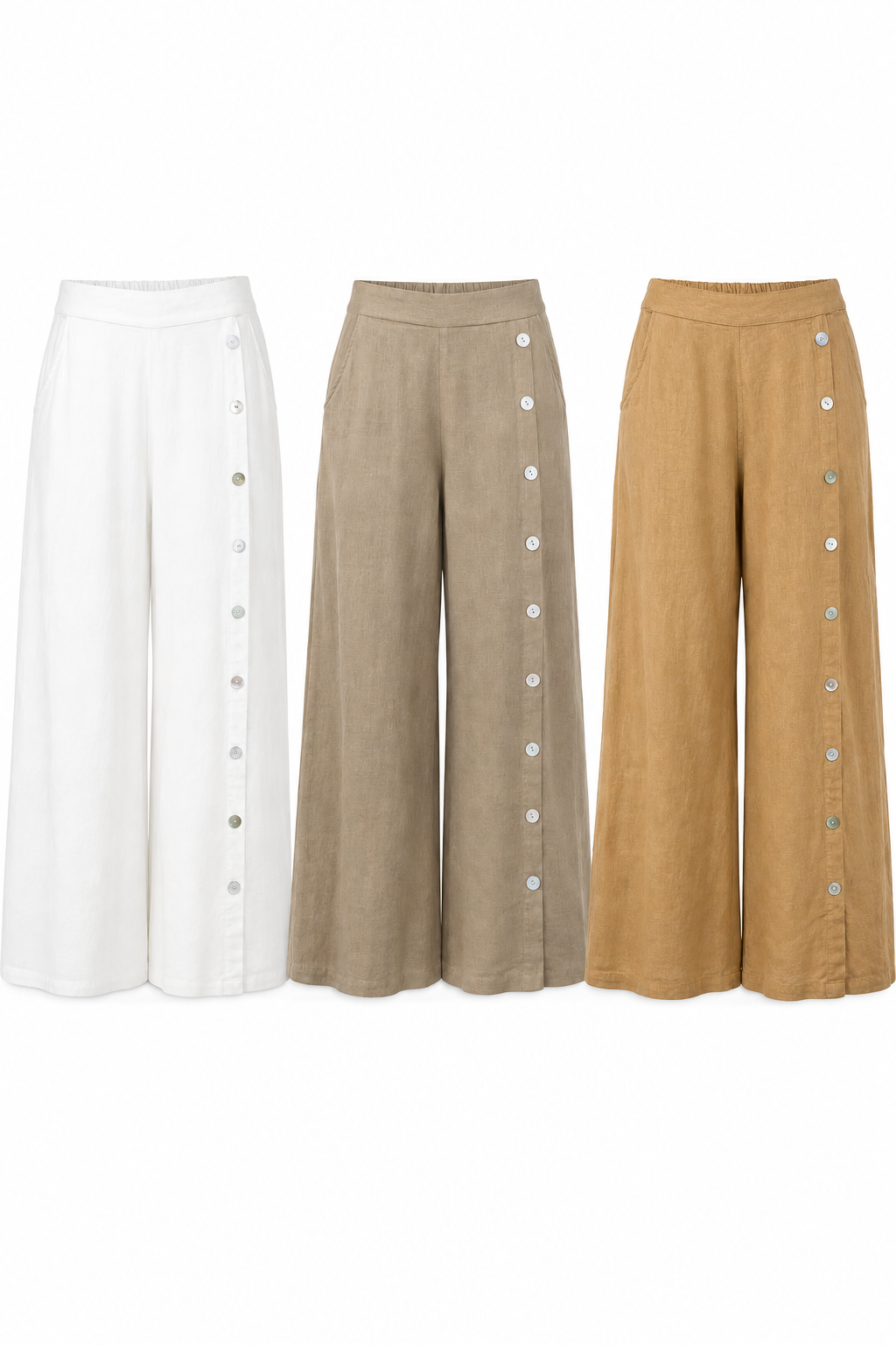 SAND BREEZE LINEN PANTS
