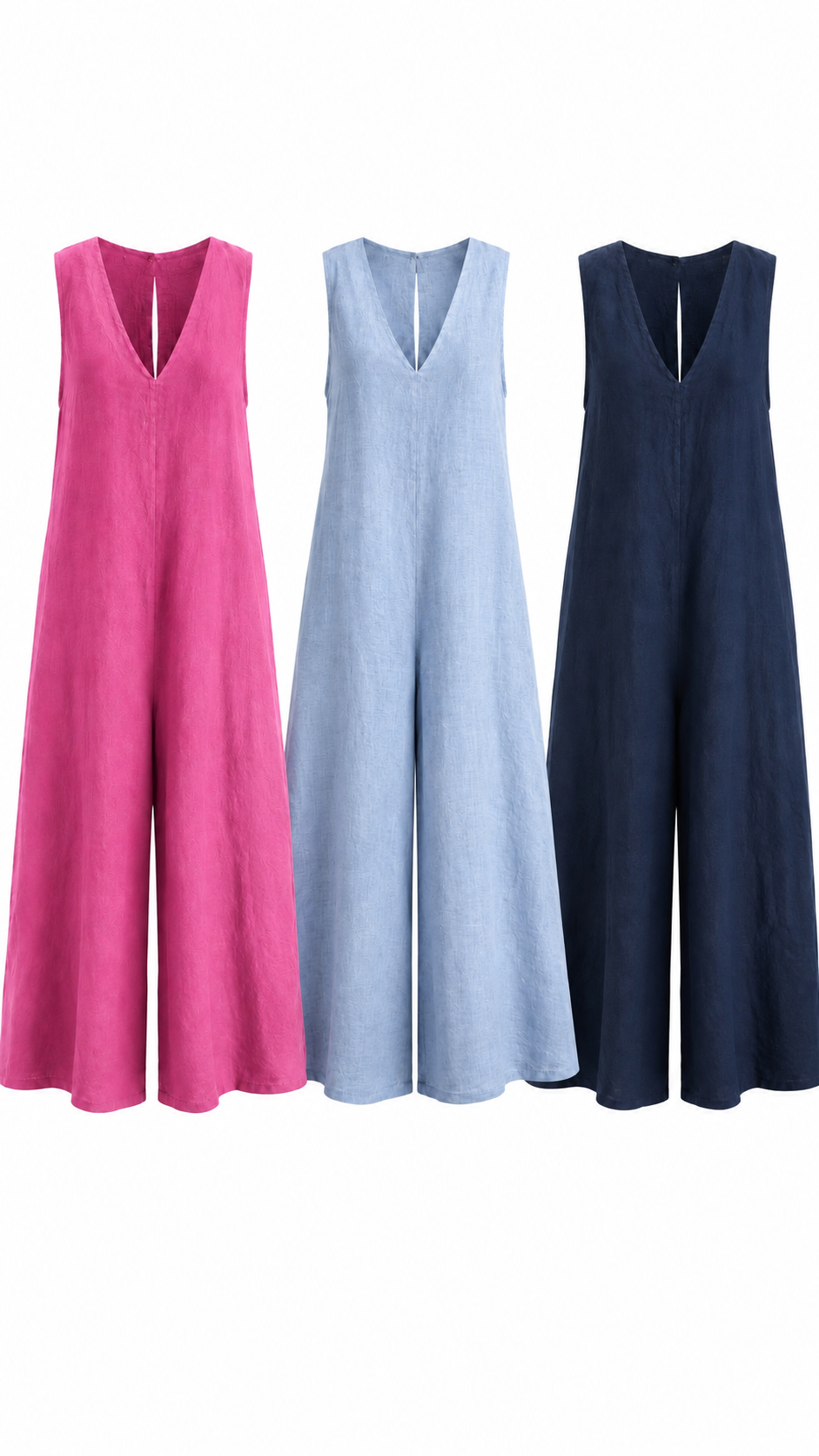 COASTAL LINEN JUMPSUIT