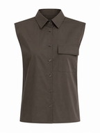 POWER SHOULDER BLOUSE