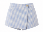 GINGHAM SKORT