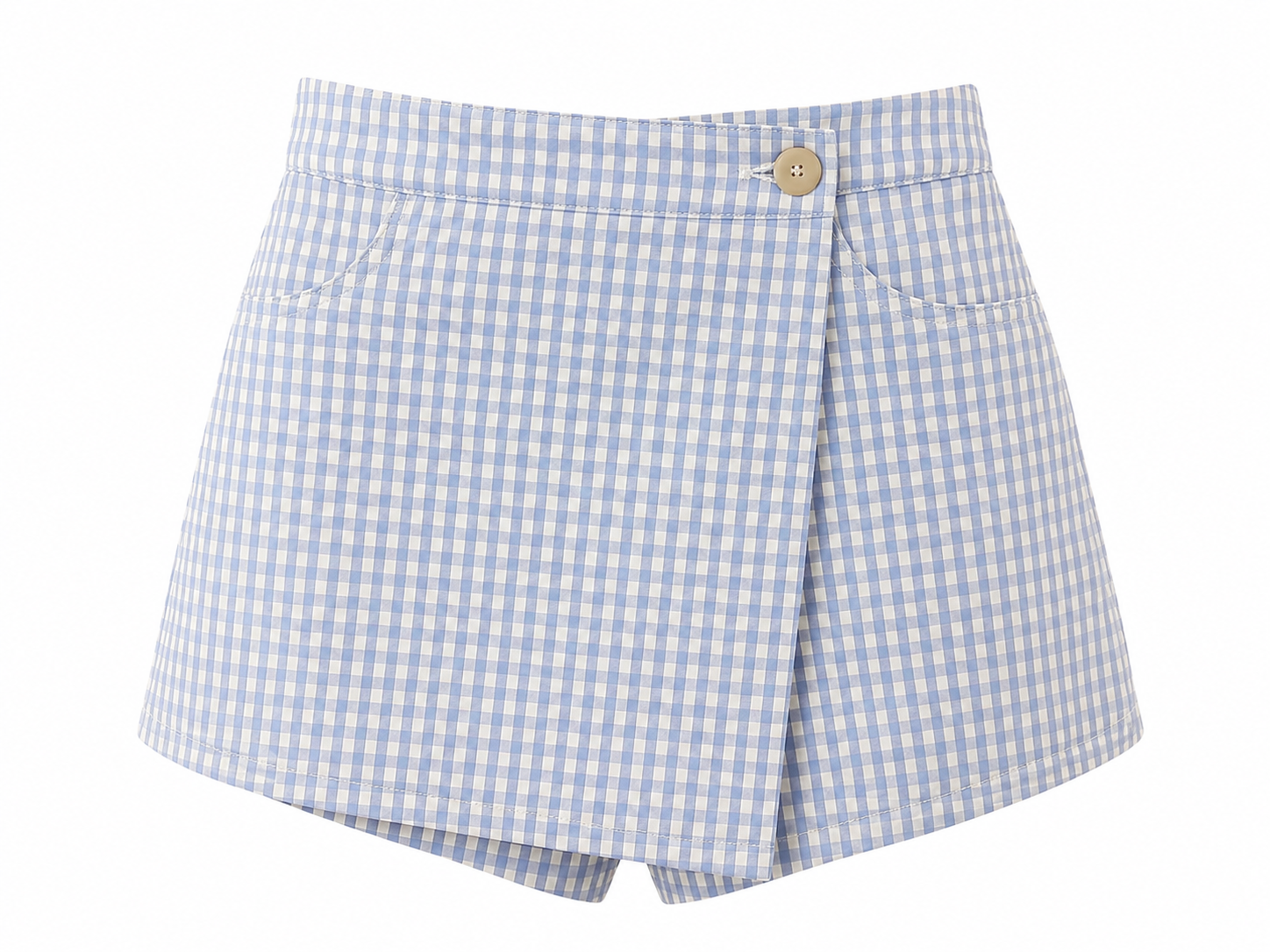 GINGHAM SKORT