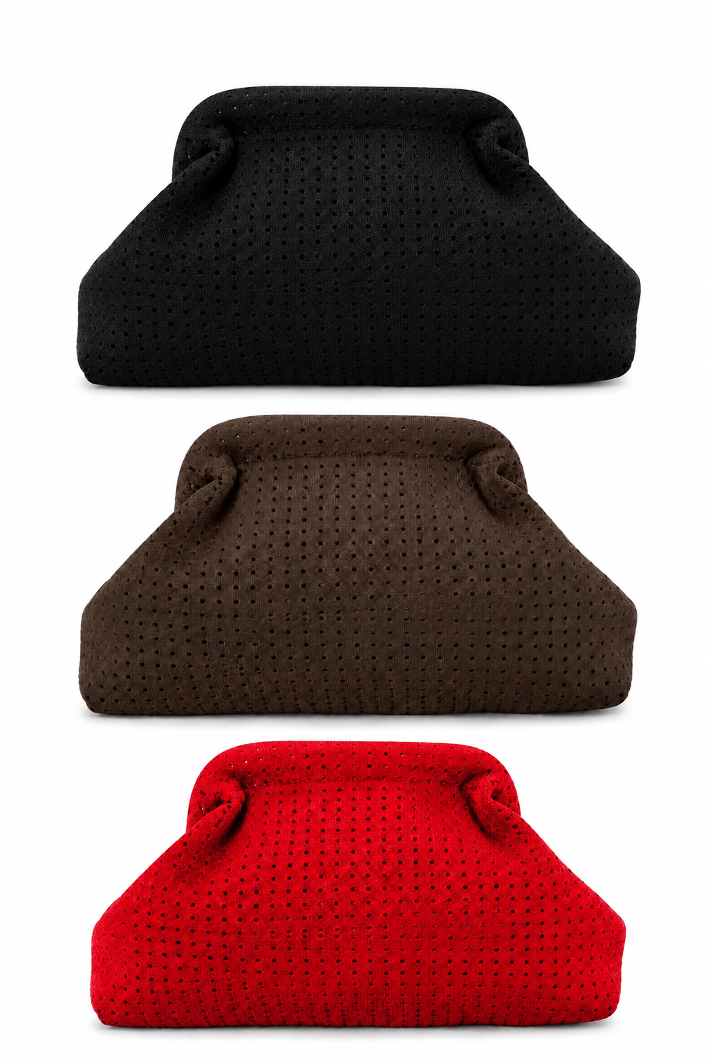 NOIR TEXTURE CLUTCH