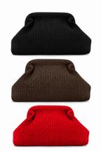 NOIR TEXTURE CLUTCH