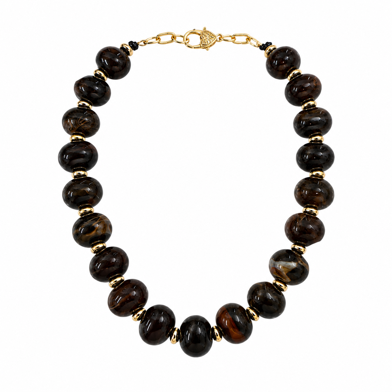 MIDNIGHT AMBER NECKLACE