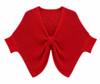 KNIT TIE FRONT SWEATER
