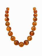 MIDNIGHT AMBER NECKLACE