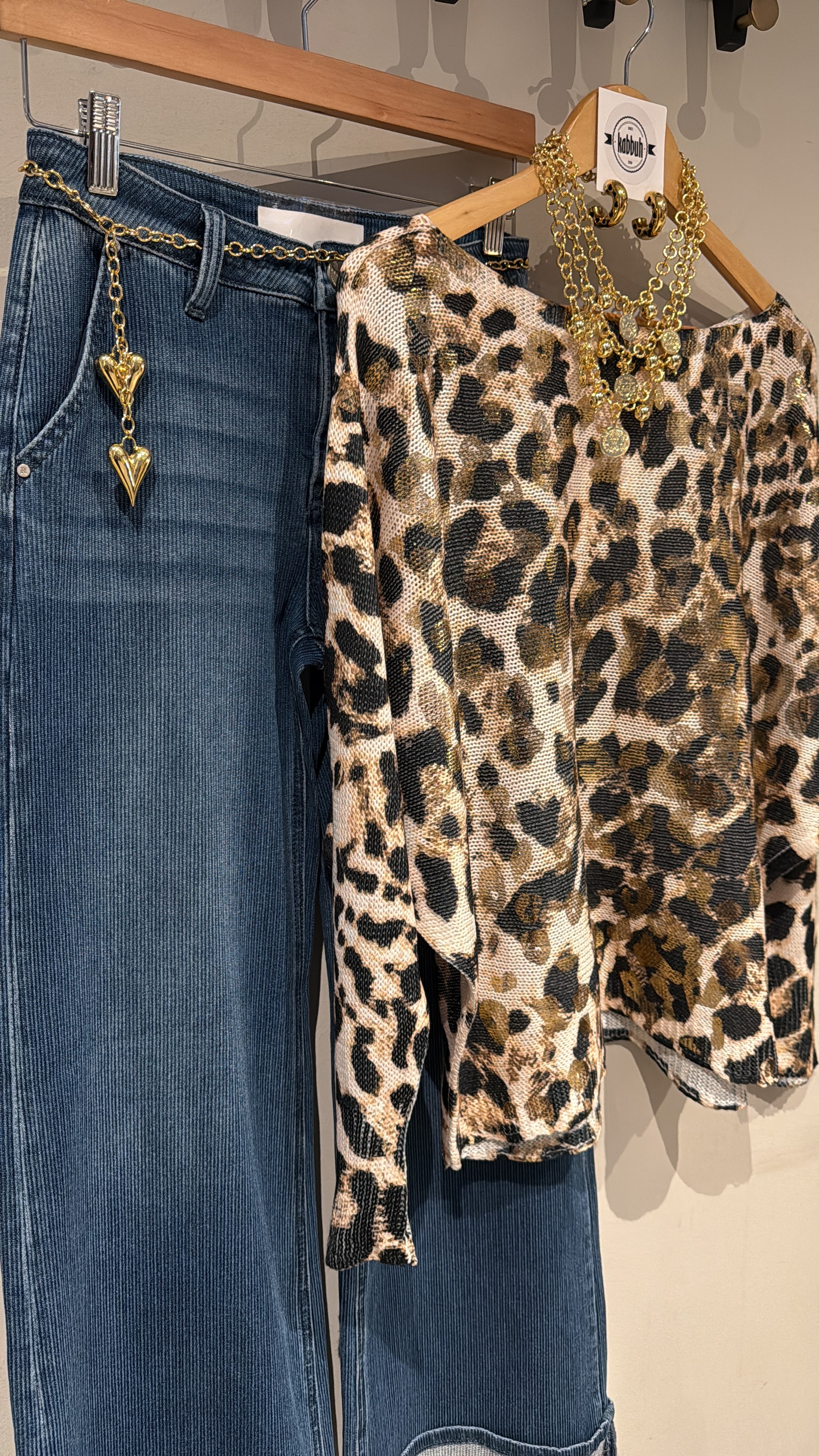 ITALY ANIMAL PRINT SWEATER