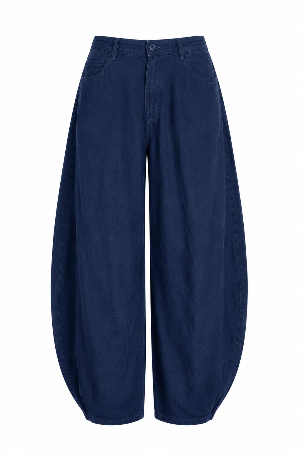 BARREL LINEN PANTS