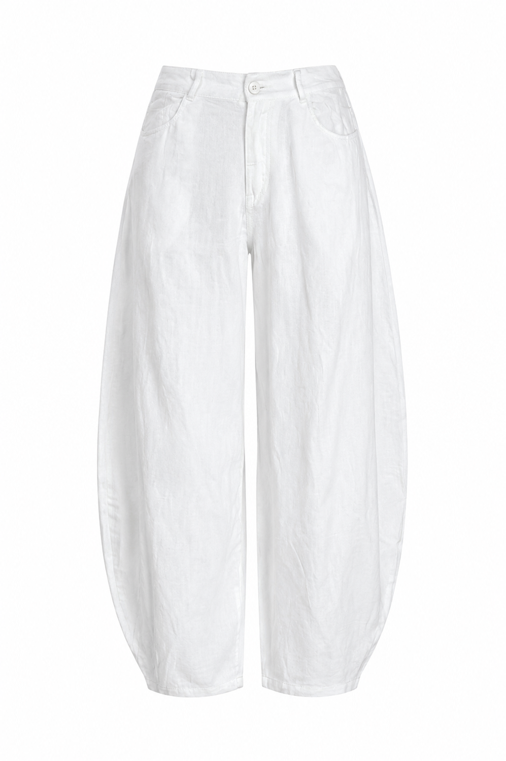 BARREL LINEN PANTS