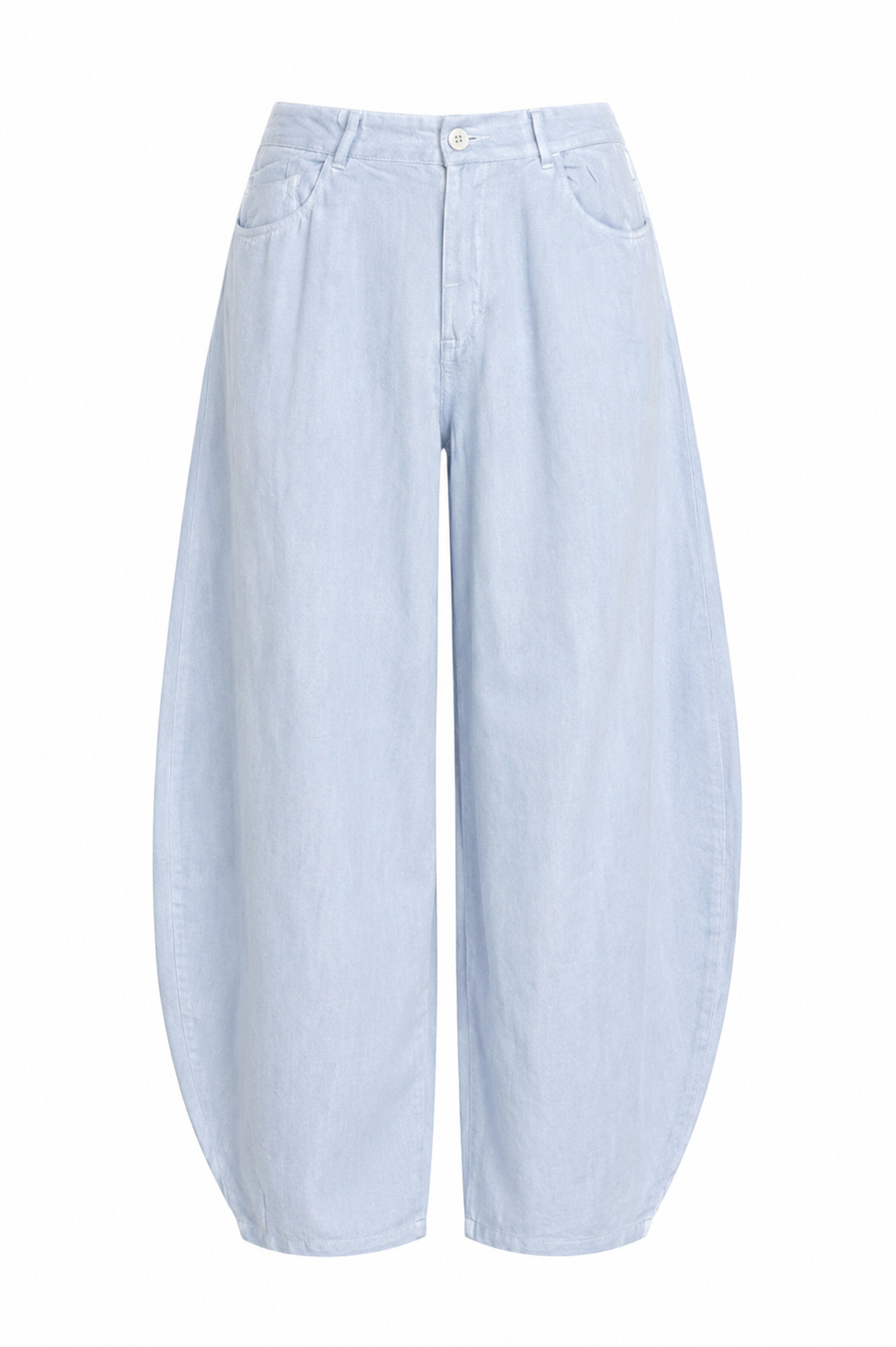 BARREL LINEN PANTS