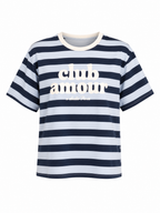 CLUB AMOUR STRIPED T-SHIRT