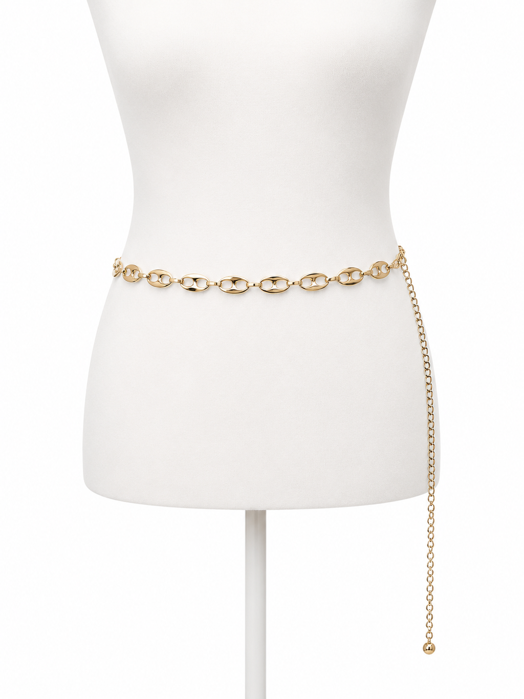 GOLDEN OVAL CHAIN BELT
