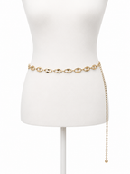 GOLDEN OVAL CHAIN BELT