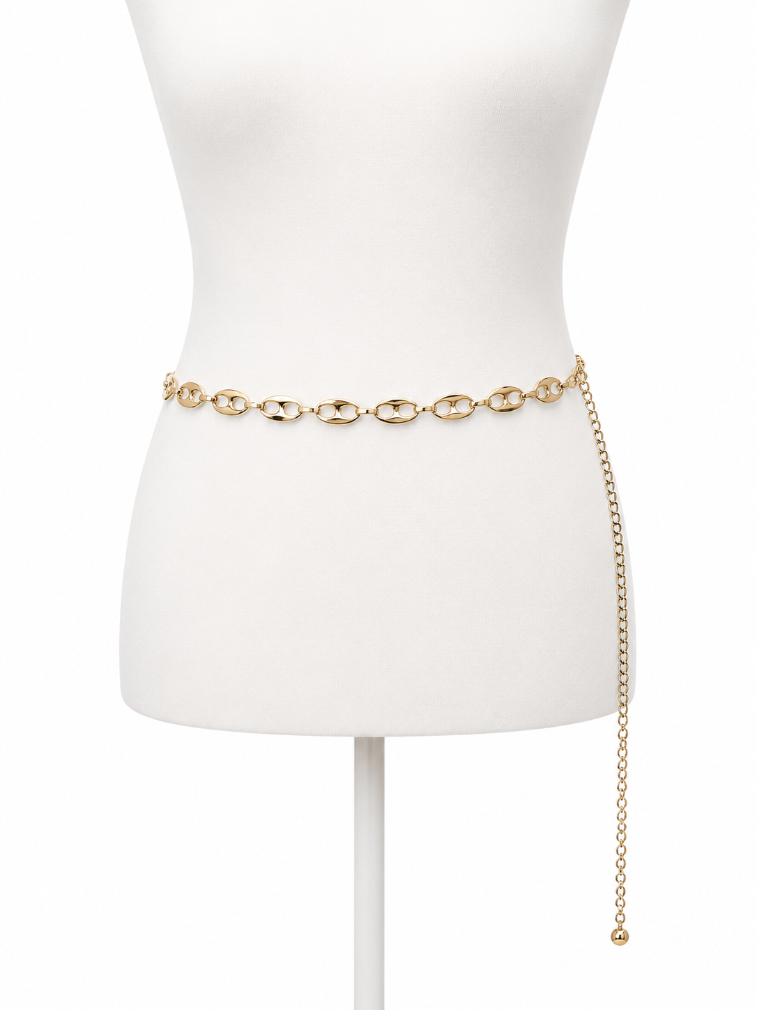 GOLDEN OVAL CHAIN BELT