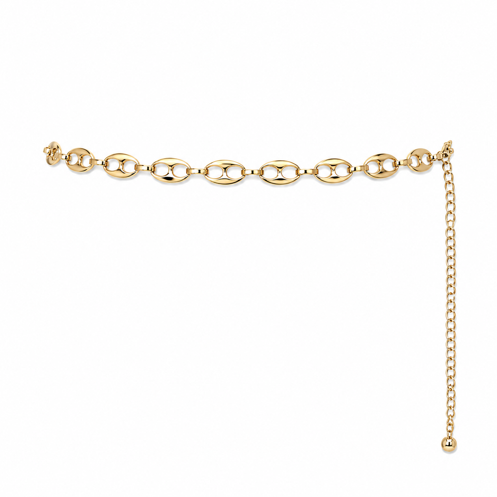GOLDEN OVAL CHAIN BELT