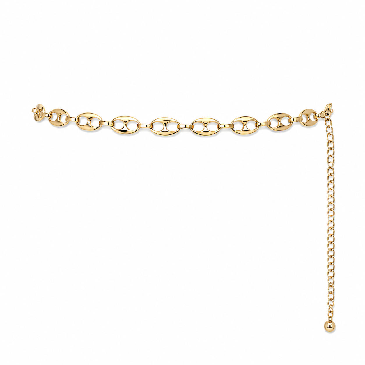 GOLDEN OVAL CHAIN BELT