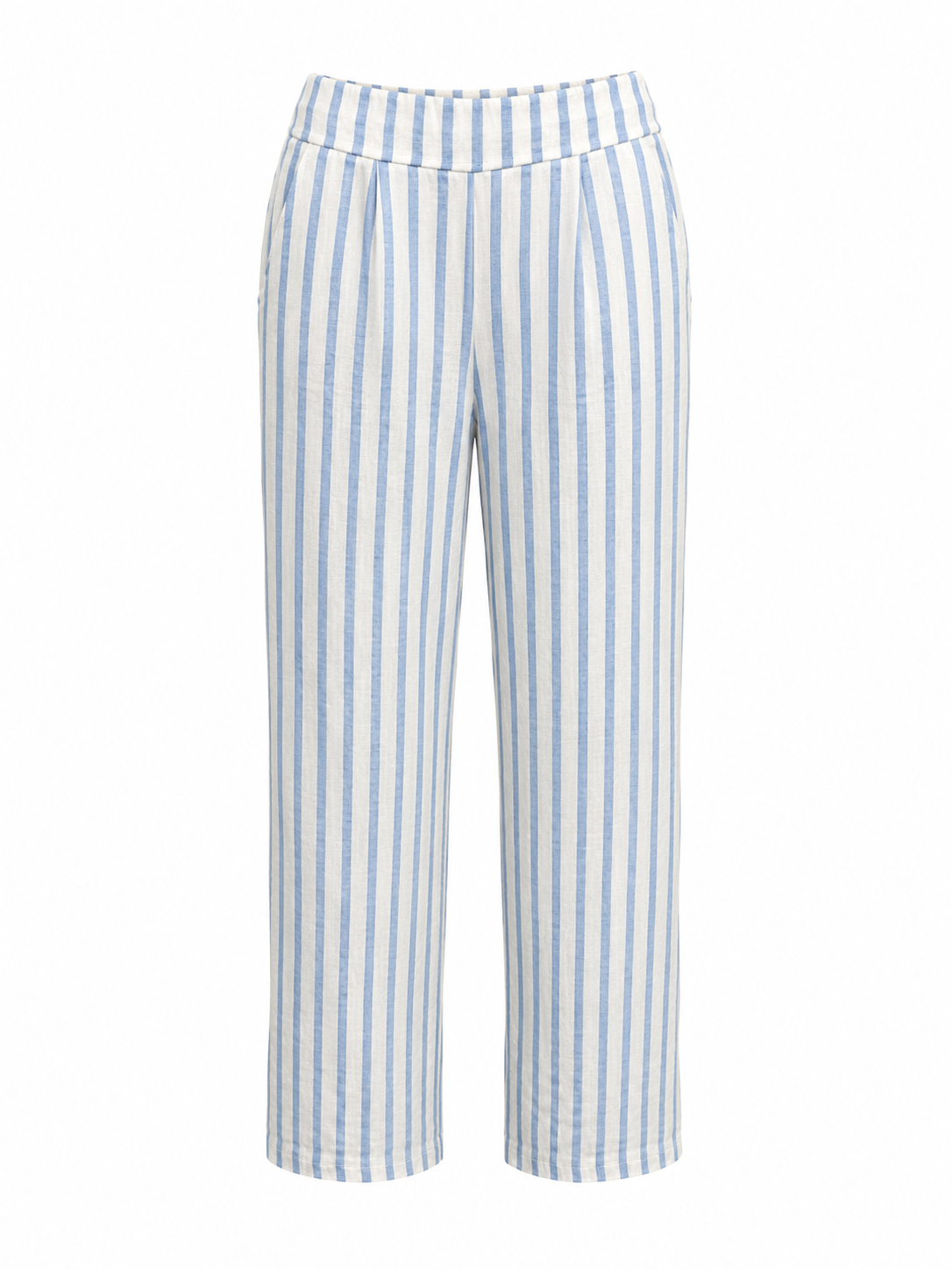 SKY STRIPE LINEN PANTS