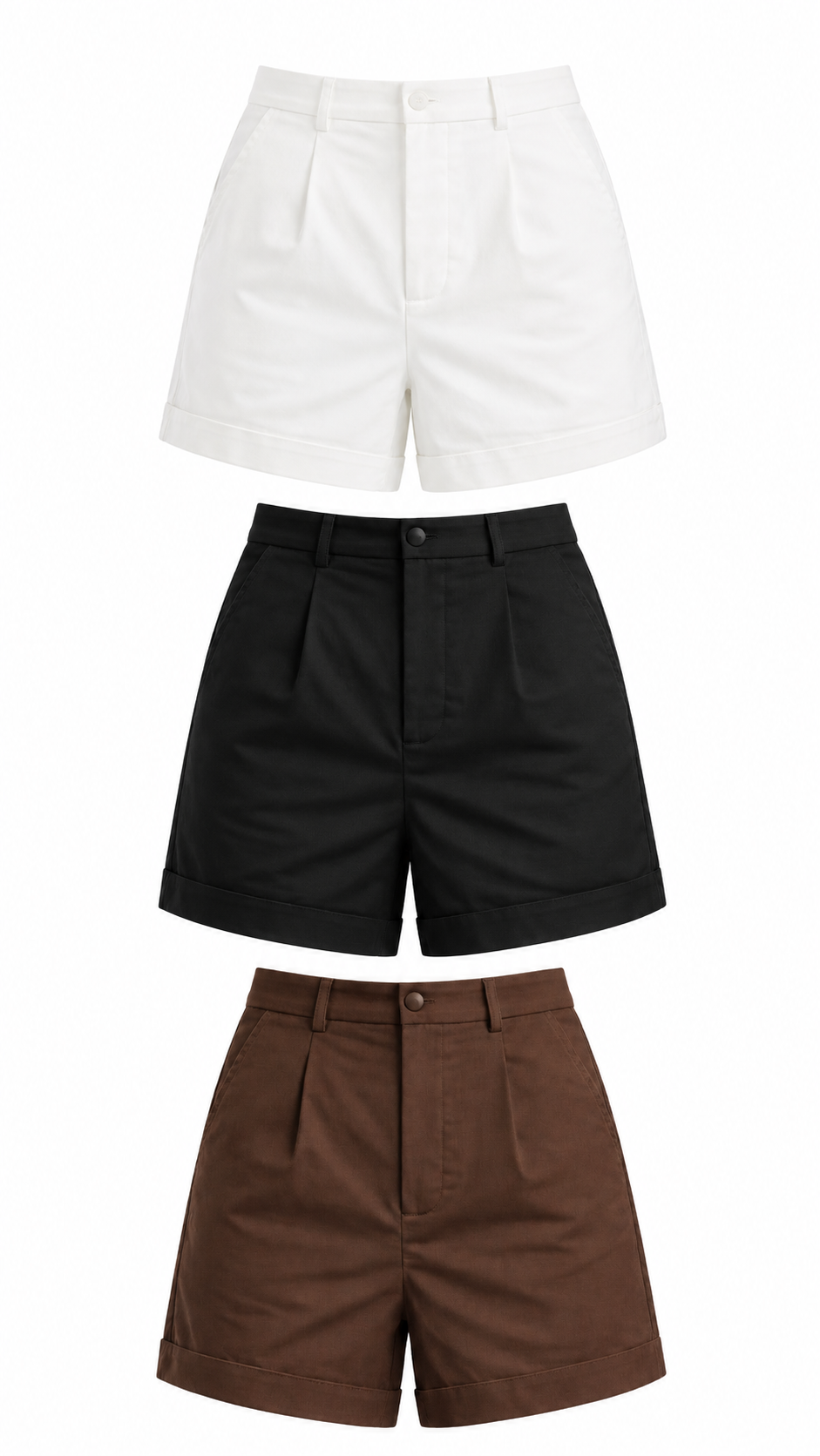TAILORED HIGH WAIST SHORTS