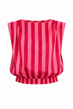 PINK CANDY STRIPE TOP