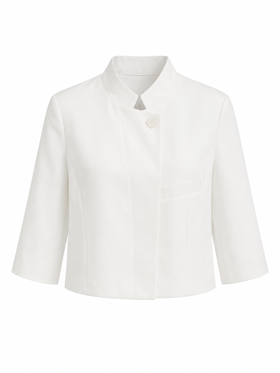 IVORY MODERN STRUCTURE JACKET