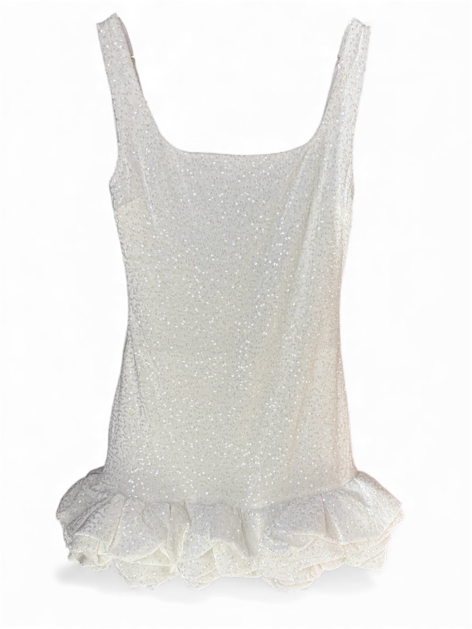 SEQUIN BUBBLE MINI DRESS