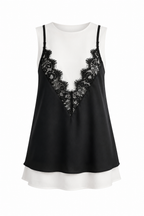 LACE WHISPER LAYERED MINI DRESS