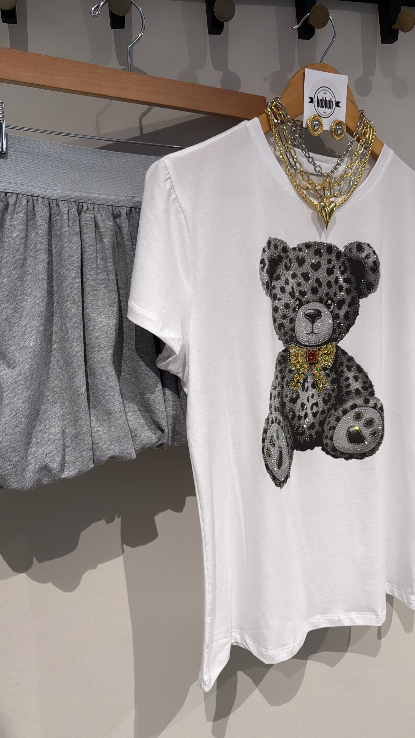 BEAR ANIMAL SHINNY TSHIRT