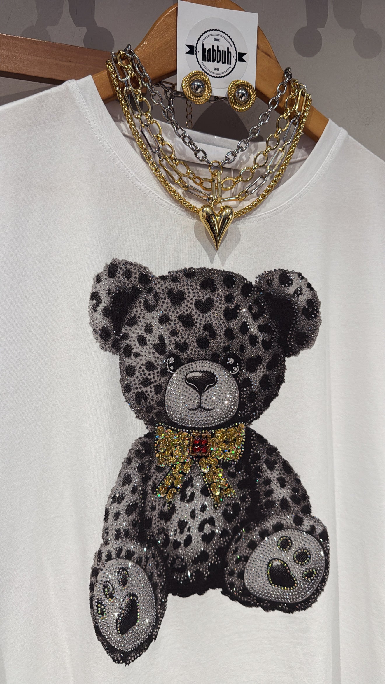 BEAR ANIMAL SHINNY TSHIRT