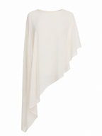 SHEER DRAPE PONCHO TOP