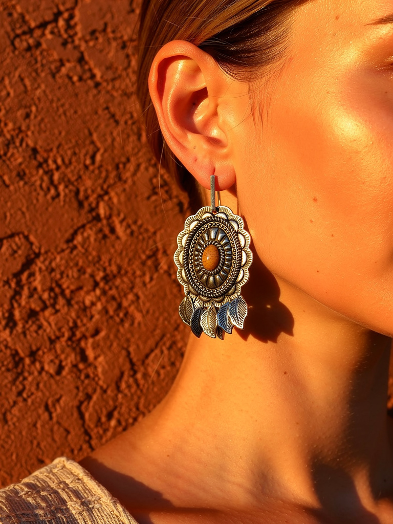 SILVER HELGA EARRINGS