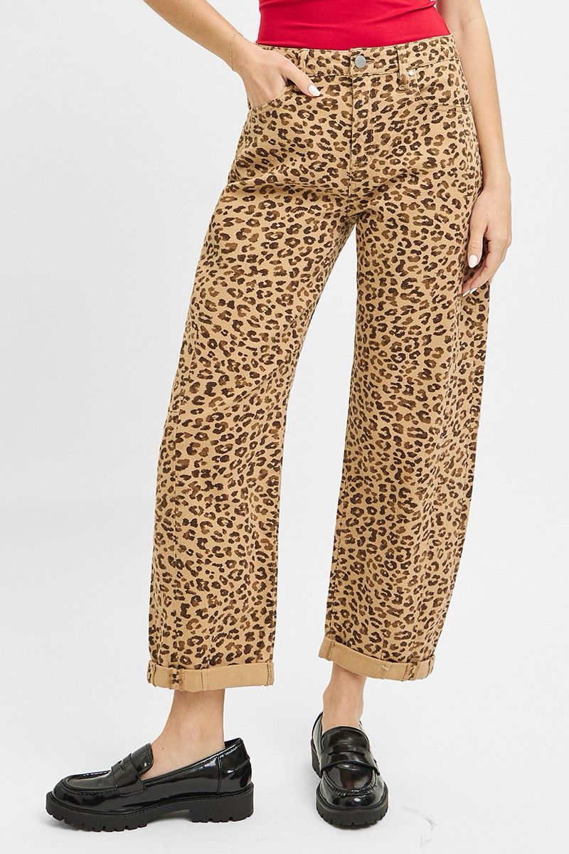 ANIMAL PRINT ICONIC JEAN