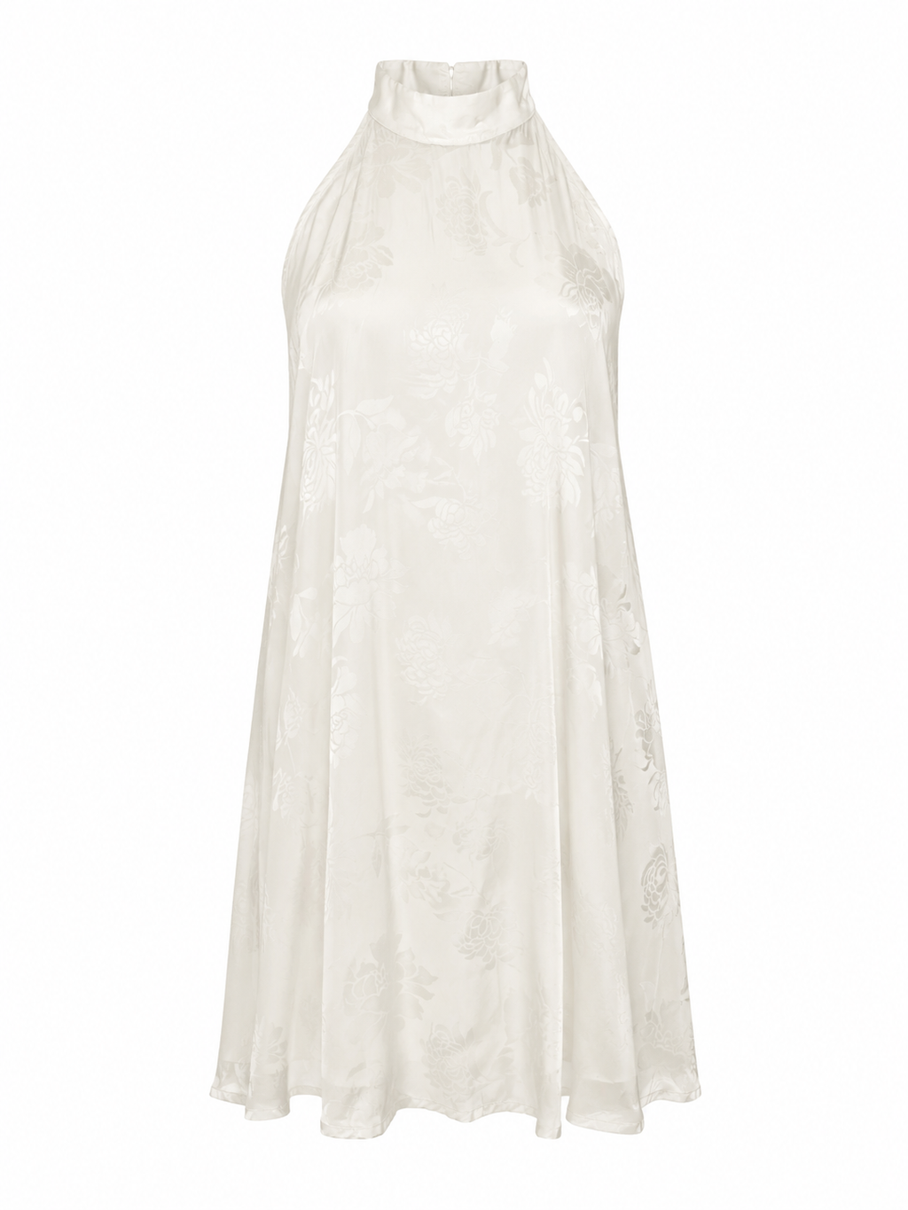 FLORAL JACQUARD HALTER TOP / DRESS